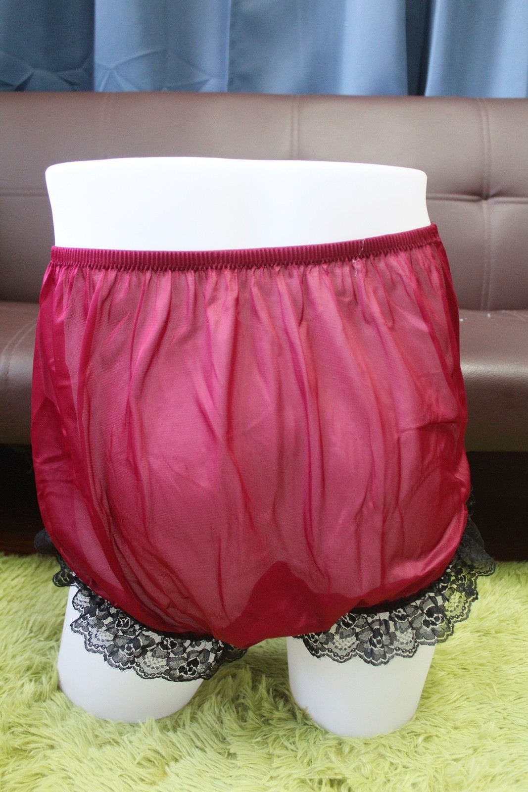 #A295 VTG Style 2XL/ElasticW.24-42″ 7PCS 7Day Nylon Full Brief Panties Underwear