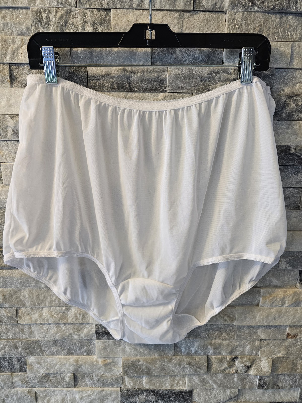 Vintage Serenada Underwear 100% Nylon Granny Panties Panty White Size 12
