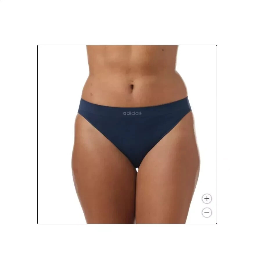NEW Womens Adidas Seamless Bikini Underwear, 4 Pack, Stretch, Size XLARGE