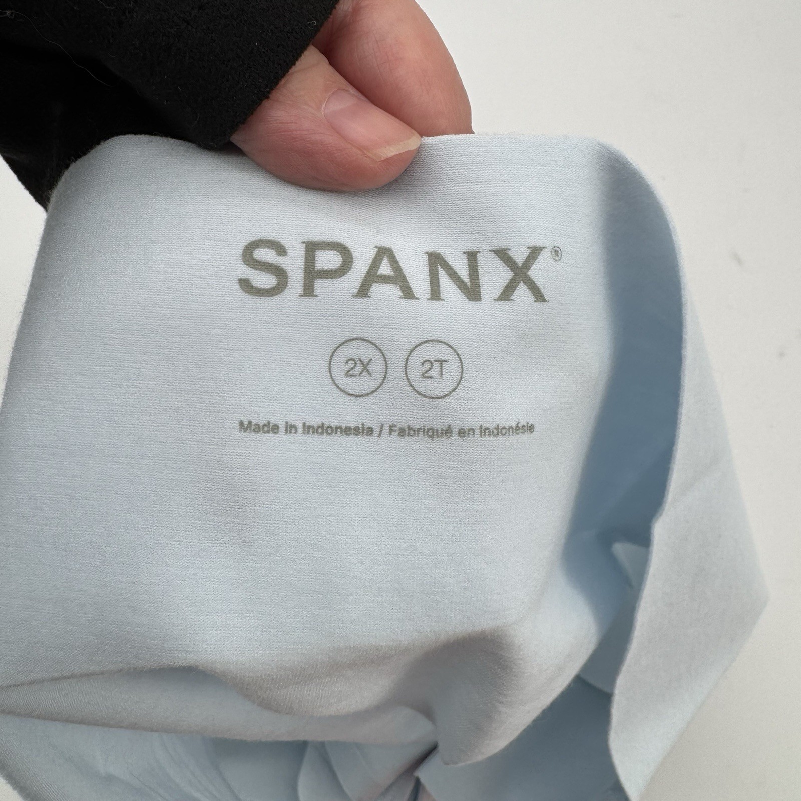Spanx Shaping Underwear Pantie Sky Blue Size 2X Supersmooth Undietectable New
