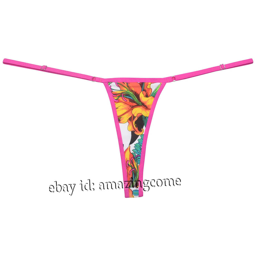 Women Micro Bikini Thong Adjustable Sides Intimates Underwear Mini Swim String