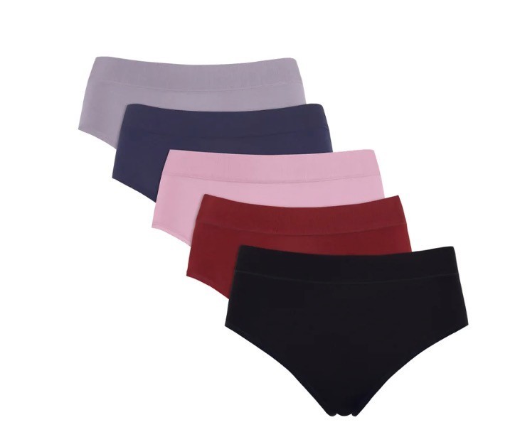 Carole Hochman Midnight Women’s Hipster 5-pack – MULTICOLOR (Select Size: S-XXL)