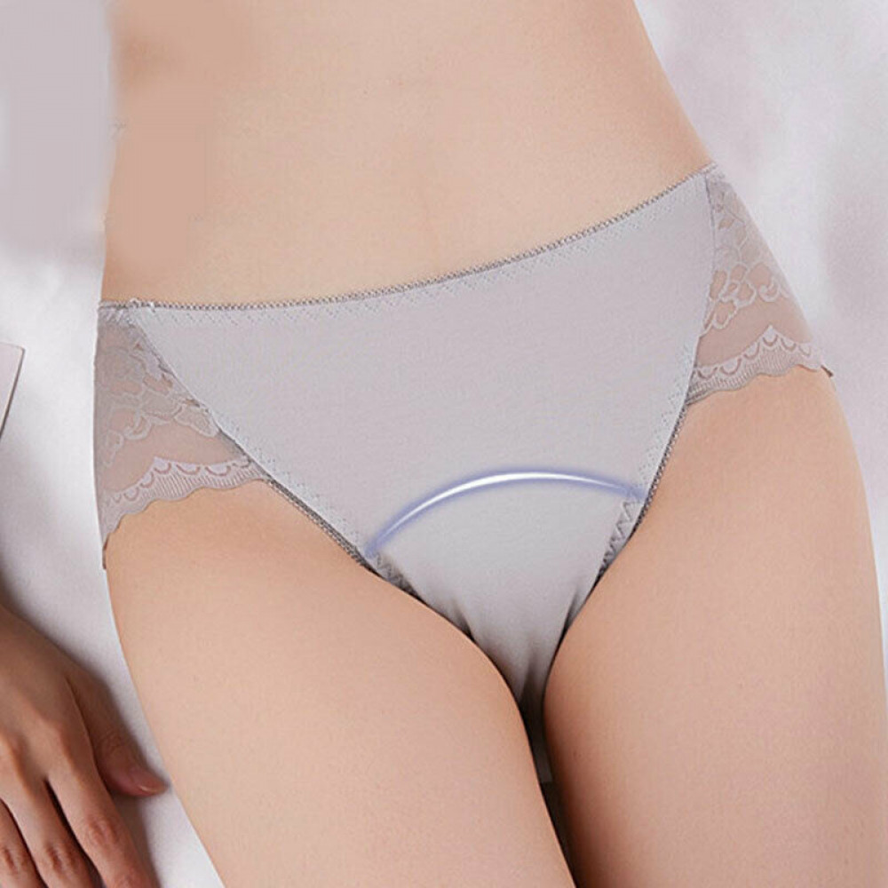 Women Anti-leakage Physiological Pants Lace Cotton Panties Briefs Lingerie Gift