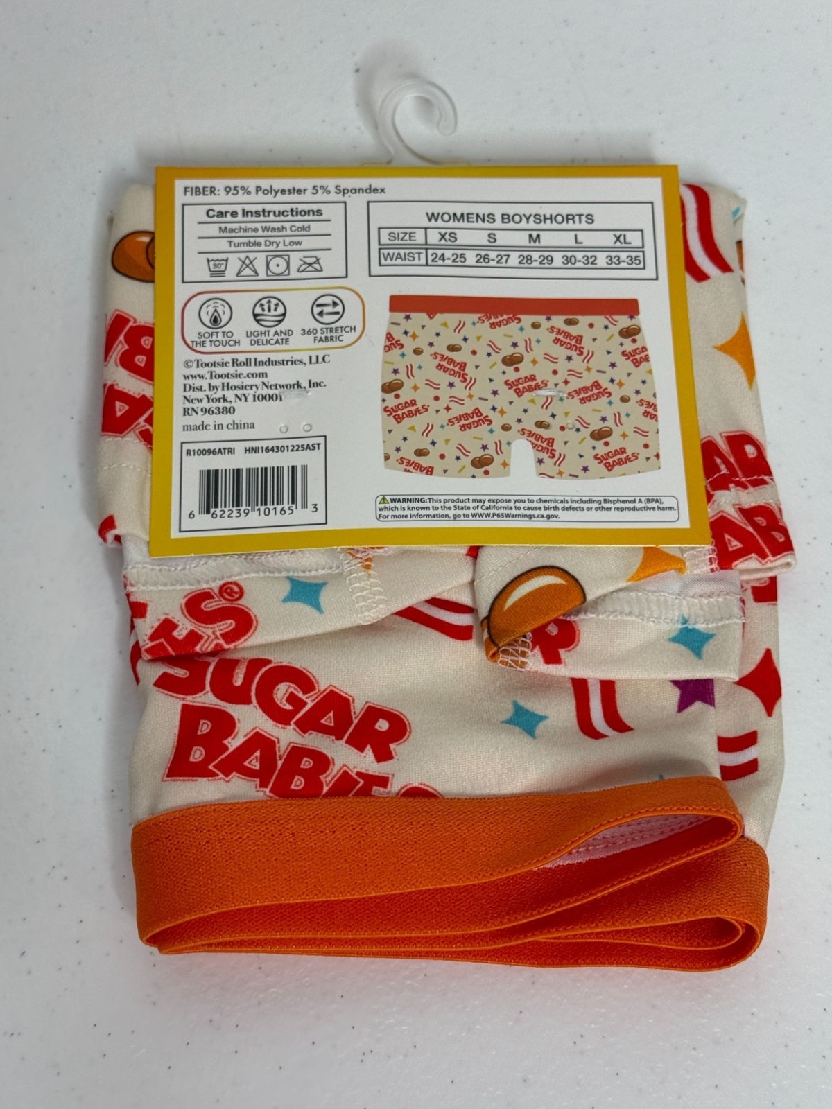 Sugar Babies Womens Boyshort Pajama Shorts Candy Print Lounge L