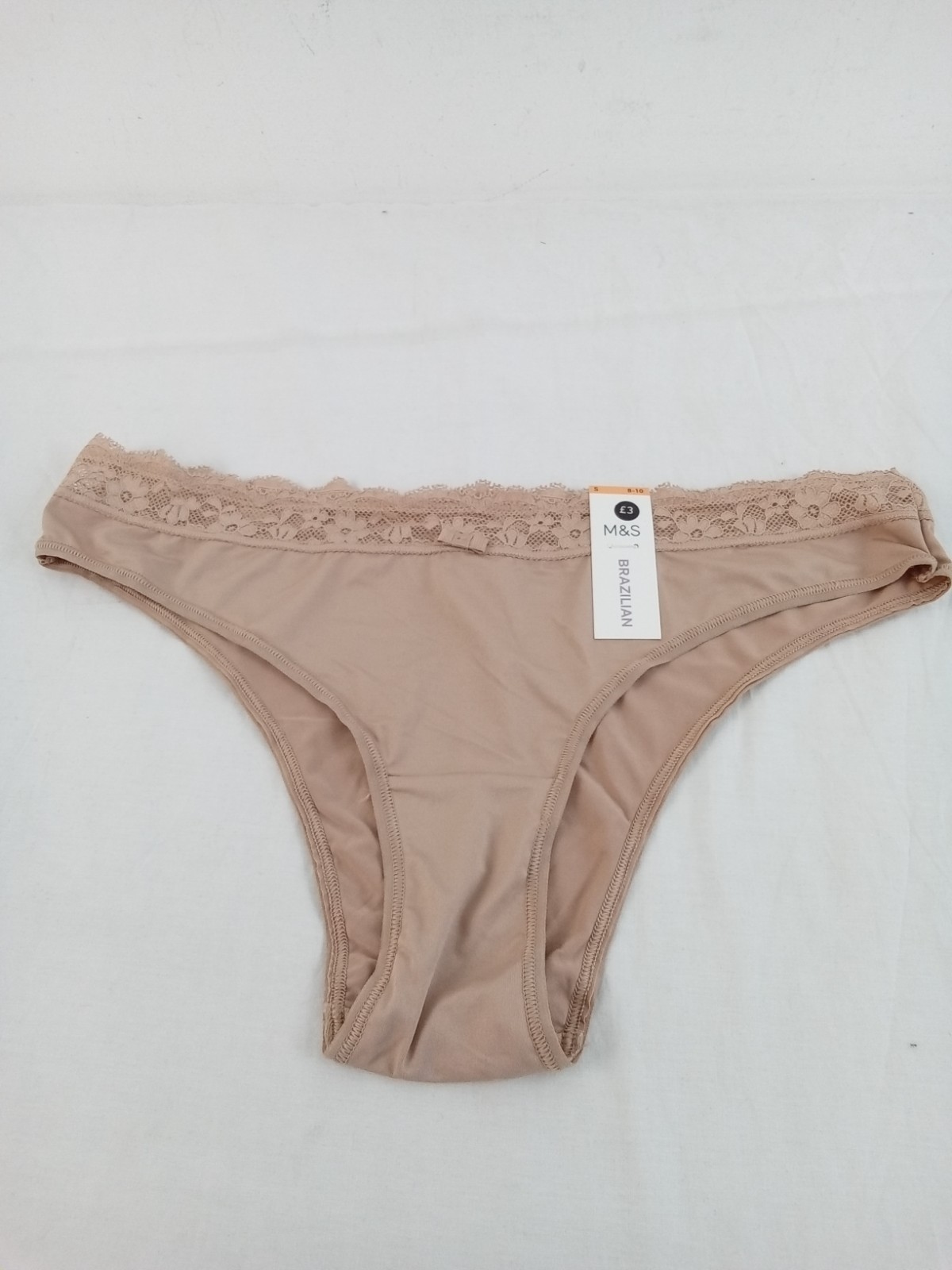 M&S 15pcs Bundle Underwear Size S 8-10 Red Leopard Thong Beige Brazilian New