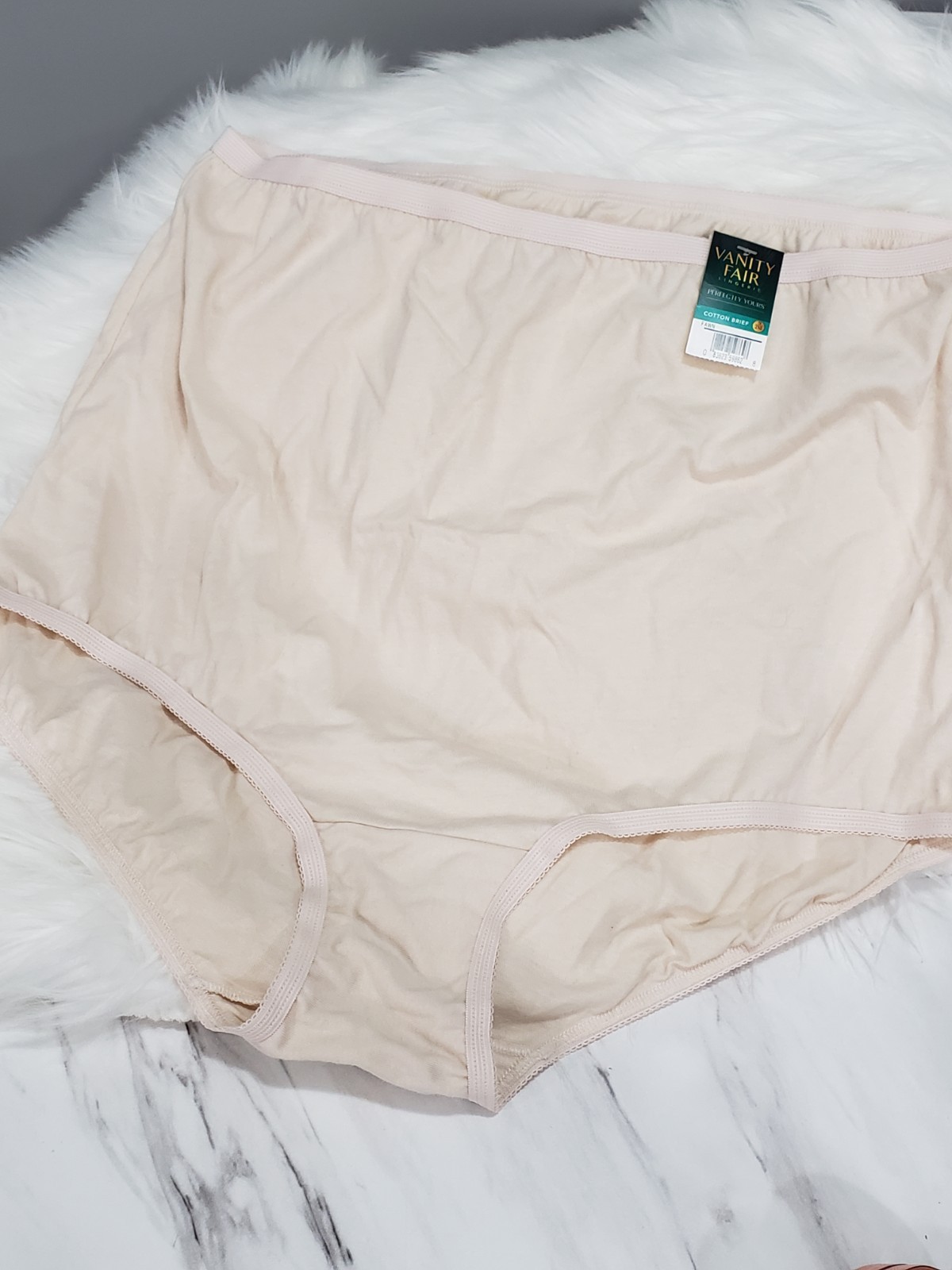 NEW 2XL Beige Vanity Fair Perfectly Yours Ravissant Brief Panty Fawn