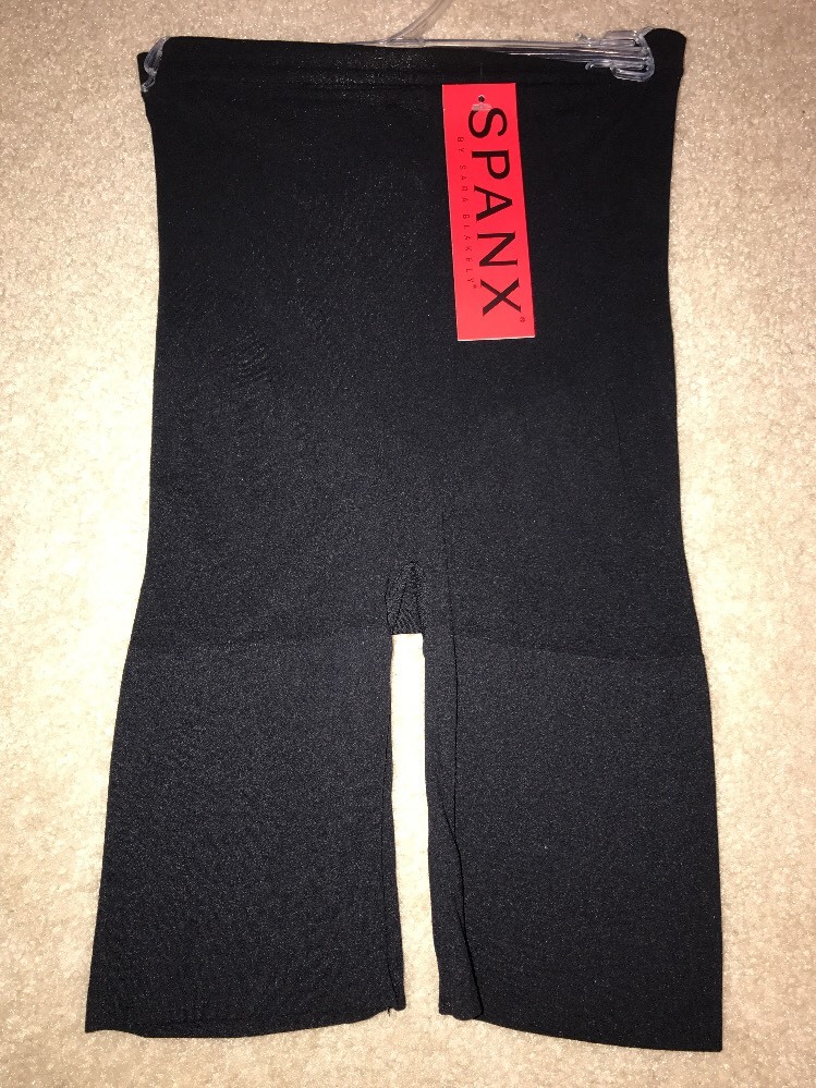 NWT SPANX UNDIE-TECTABLE 907A HIGH WAIST MID-THIGH CONTROL BRIEF BLACK XL