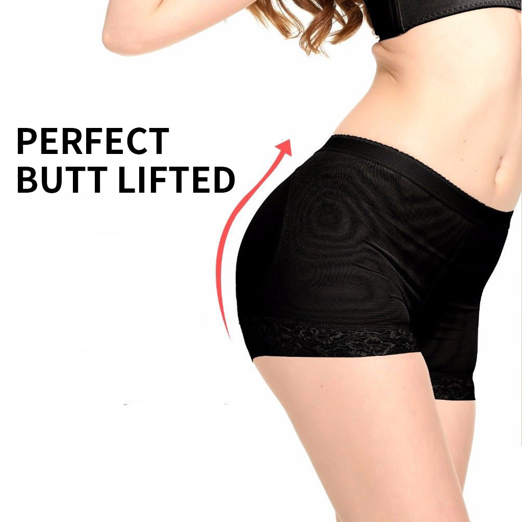 THICK PADDED BUTT n HIP ENHANCER SHAPER GIRDLE GIRLSHORT UNDERWEAR PANTIE M-2XL