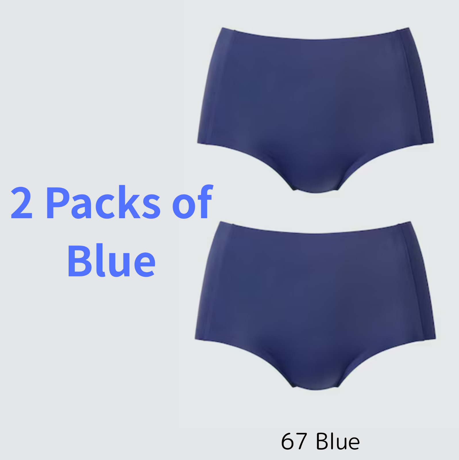 UNIQLO AIRism Seamless Panty Just-Waist 14Color 2-pack Val Vol Disc S-3XL Japan