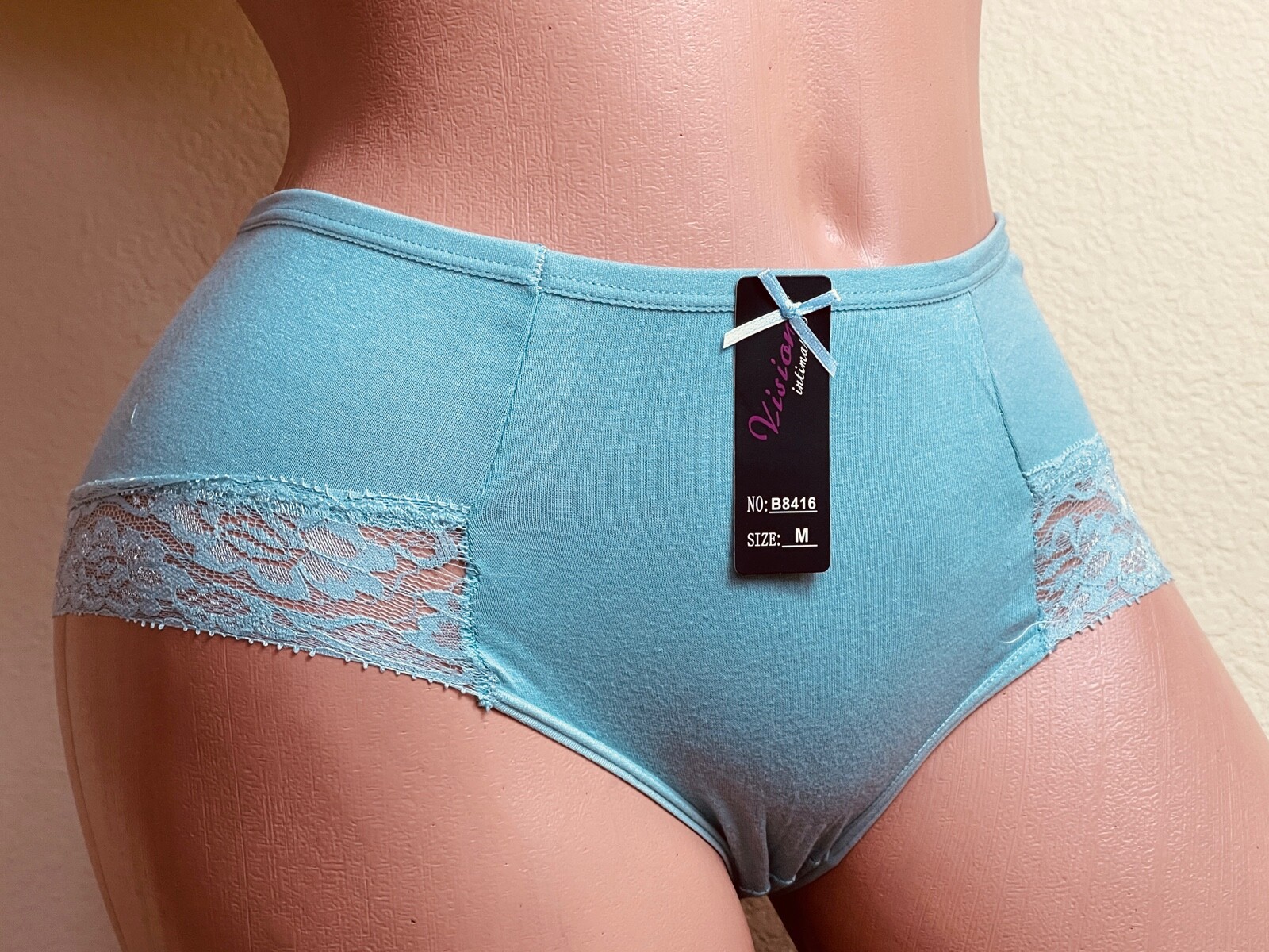 Lot 6 -12 Boykini Bikini Briefs Lace Panties Cotton Panties 8416 Underwear S-4XL