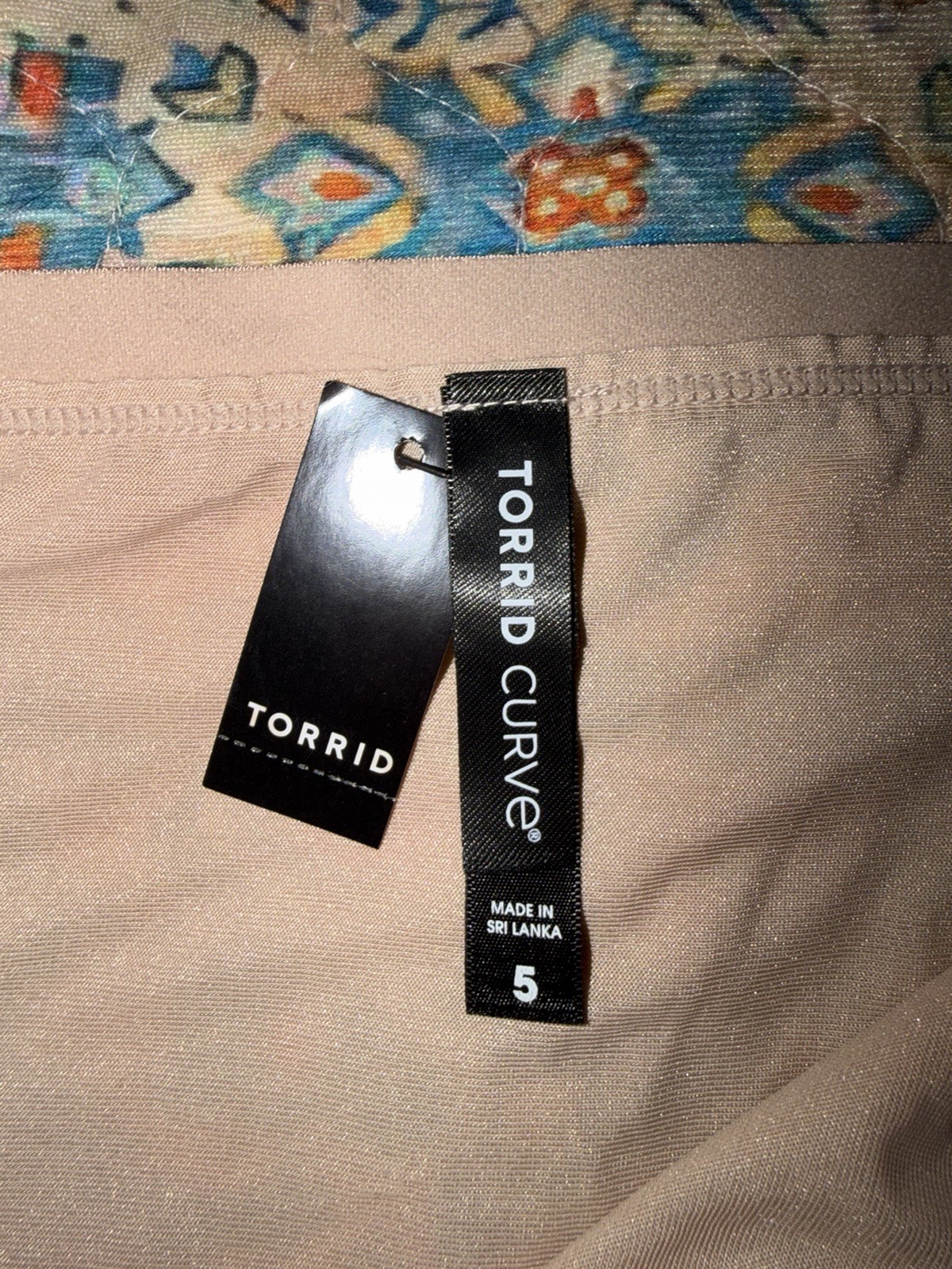 NWT Torrid Curve Nude Rose Dust 360 High Rise Smoothing Brief Panty Panties 5 5X
