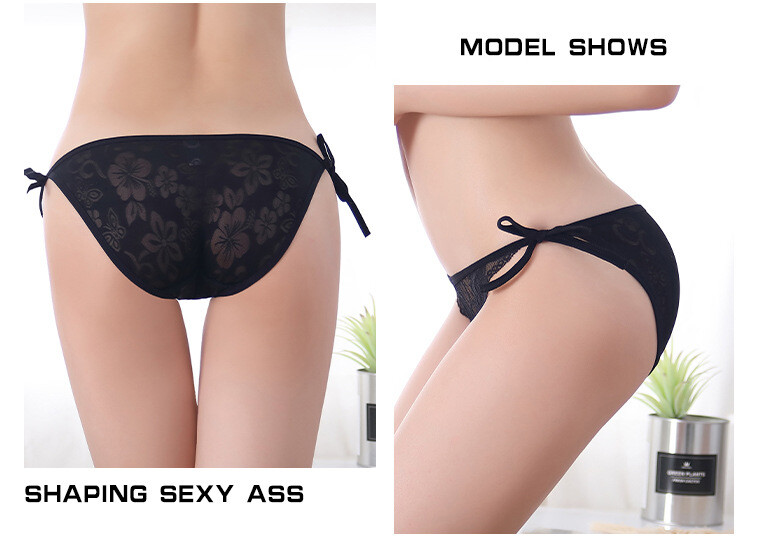 15 Types Women Sexy Black Lace Underpants Girl Mesh Gauze Breathe Briefs Panties