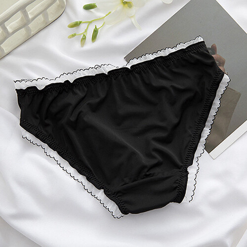 3 Packs Lot Sexy Womens Girls Ice Silky Panties Full Briefs Underwear Lingeries