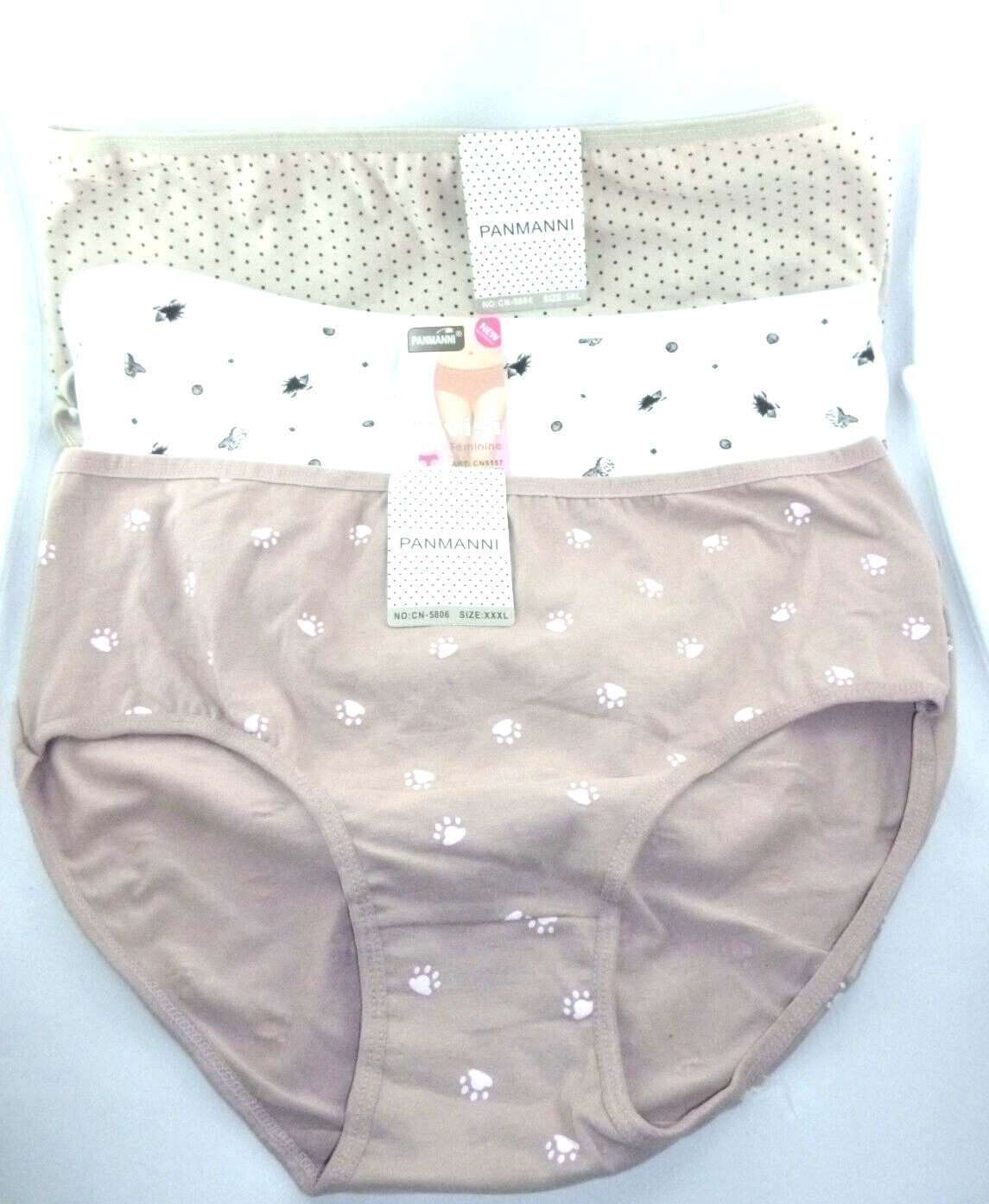 Ladies Bikini Briefs 3er Pack Of ,Cotton,
