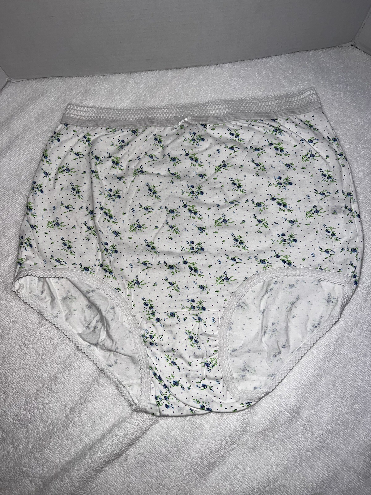 Women Full Coverage Panties Cotton Intimate Fashion By Teri Floral 6pk Size 10