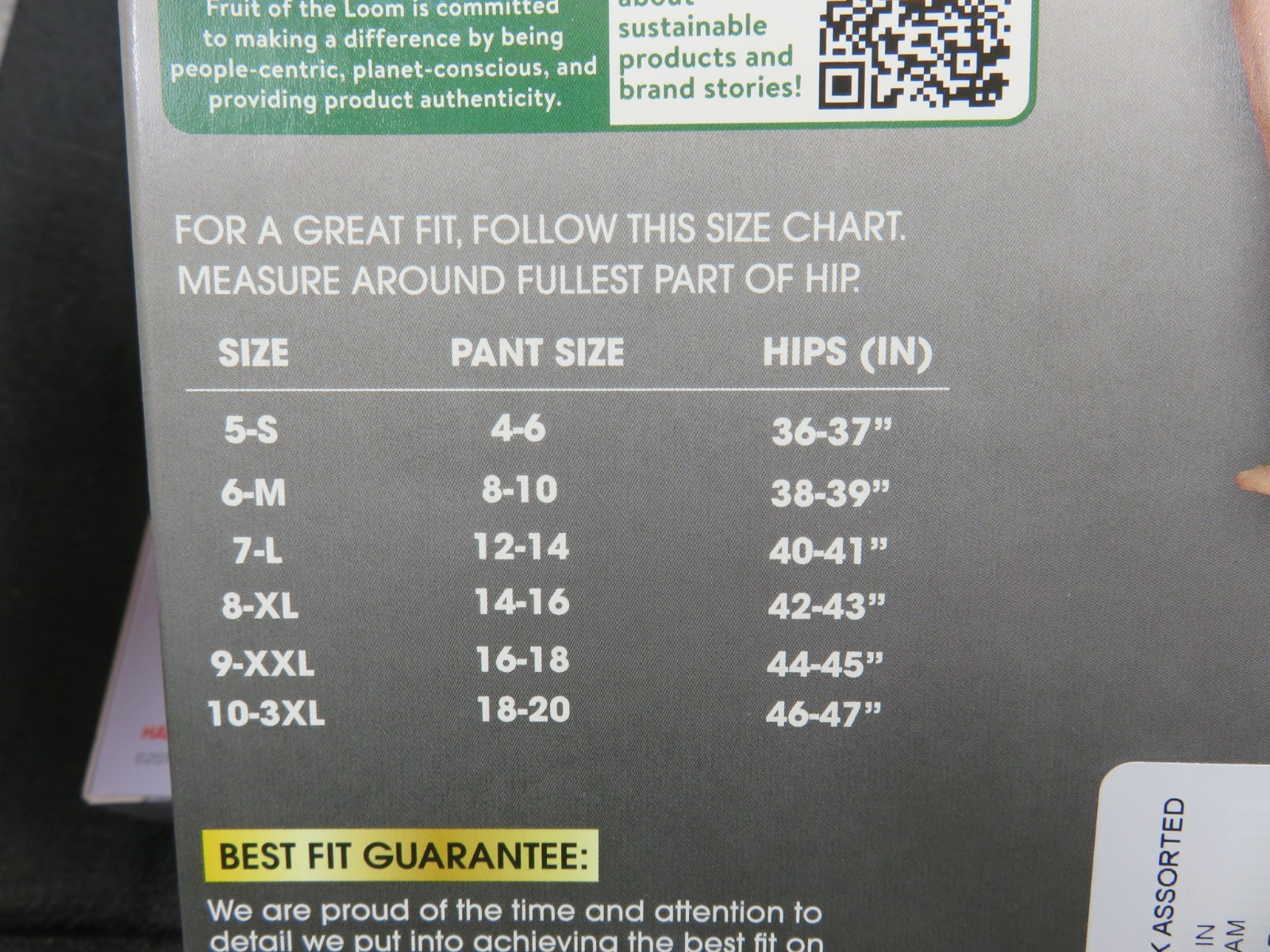 2- Fruit FOTL Seamless Nylon Low Rise Bikini Hipster 6pk 6/M Pack 6DSLHST