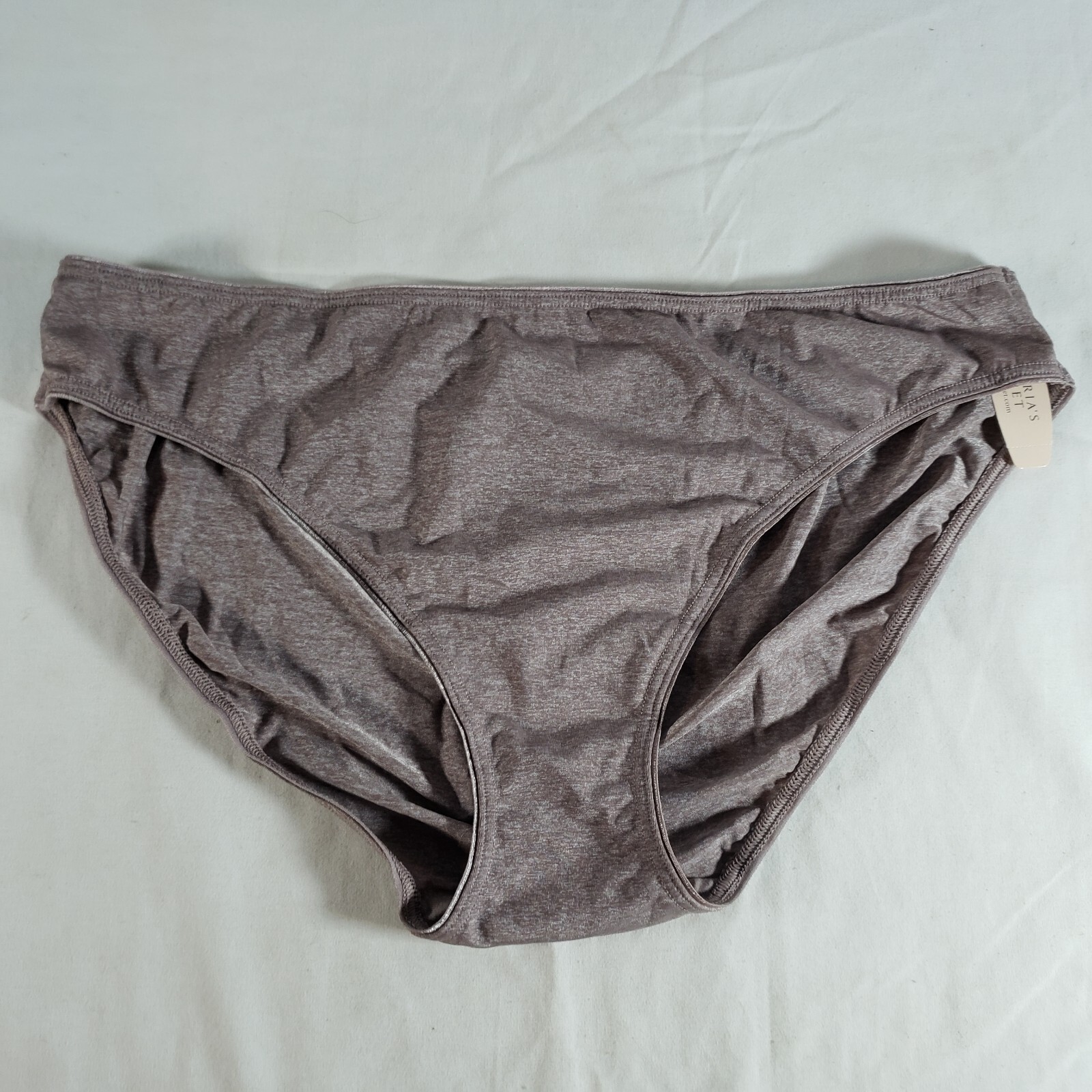 Victoria’s Secret Everyday Perfect Bikini Large Satin Mauve Purple Marl