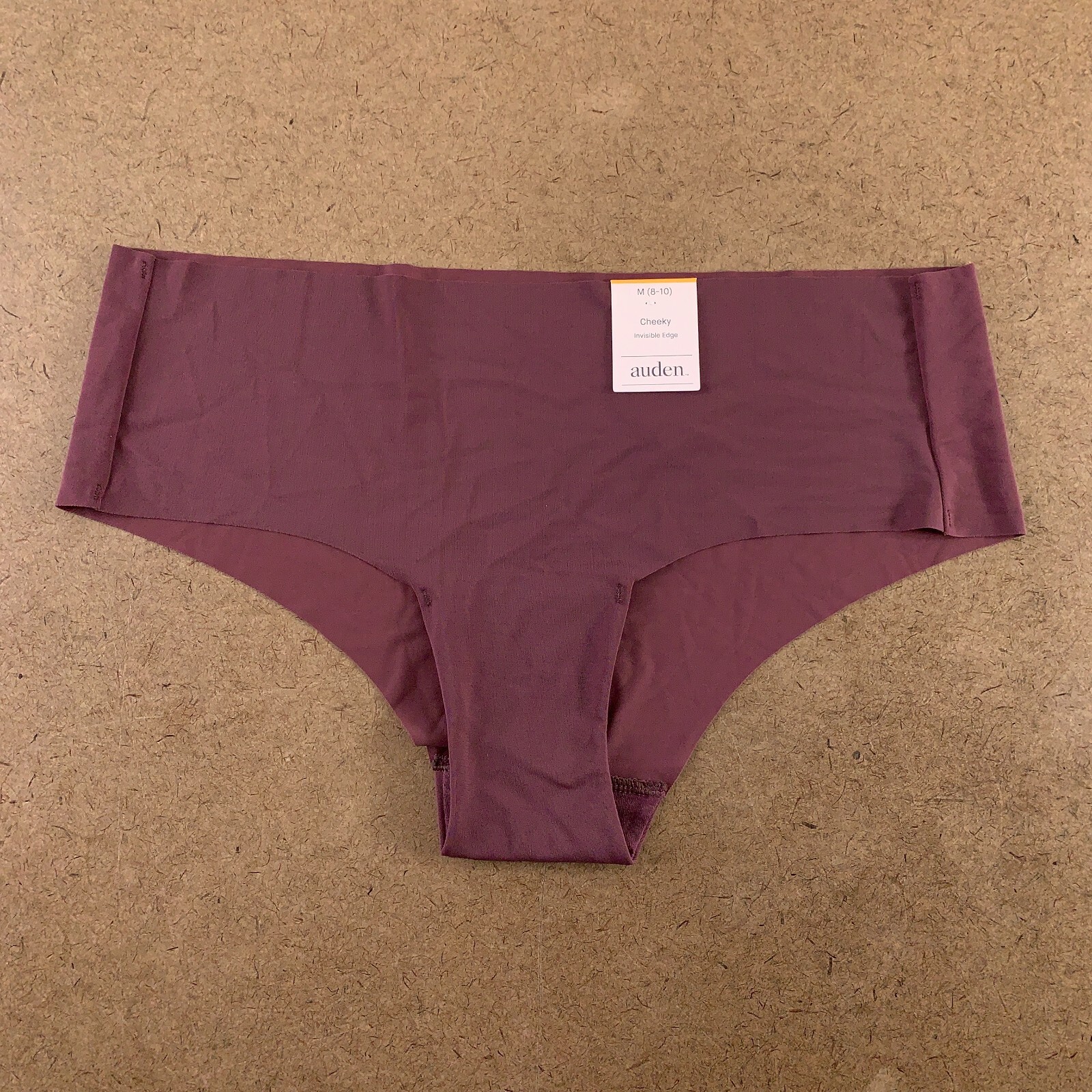 Auden Women’s Size Medium (8-10) Burgundy Mist Laser Cut Cheeky Underwear NWT