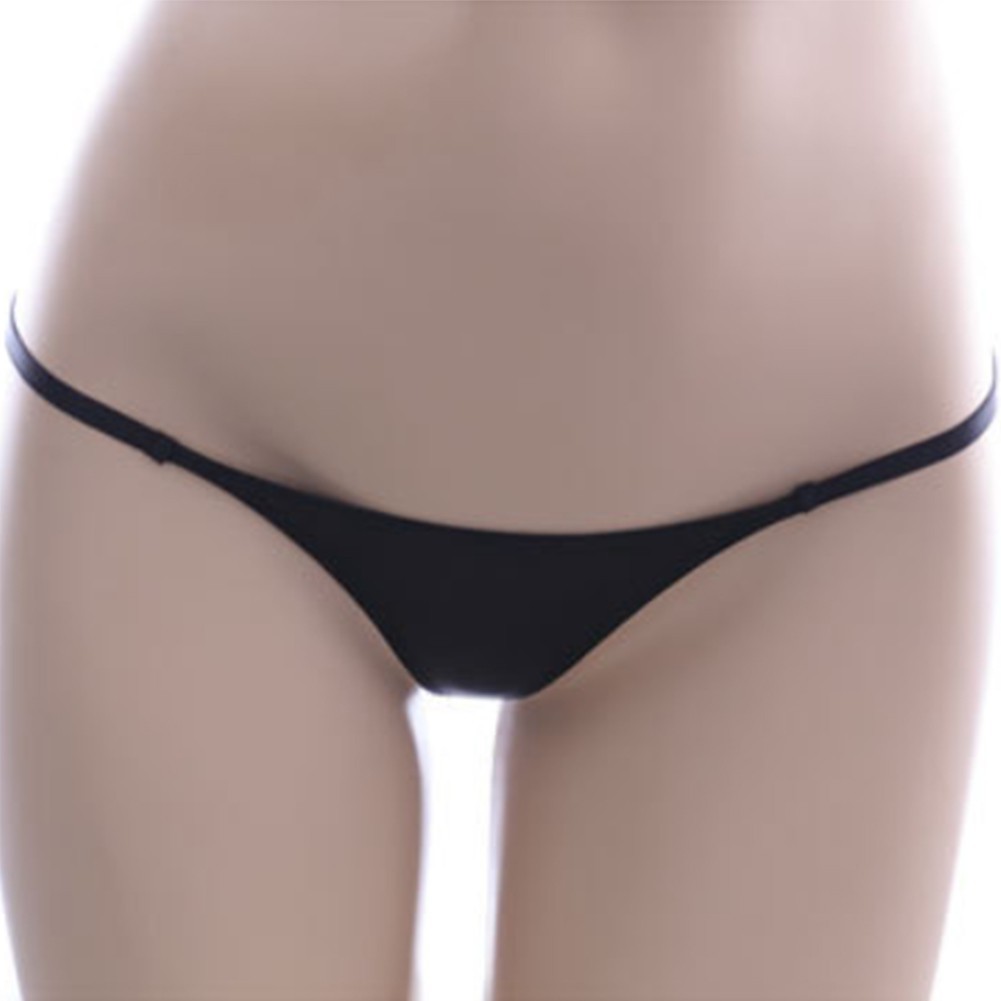 Underwear Thong Womens Low Waist Panties See Though Sexy Solid Color 1pcs