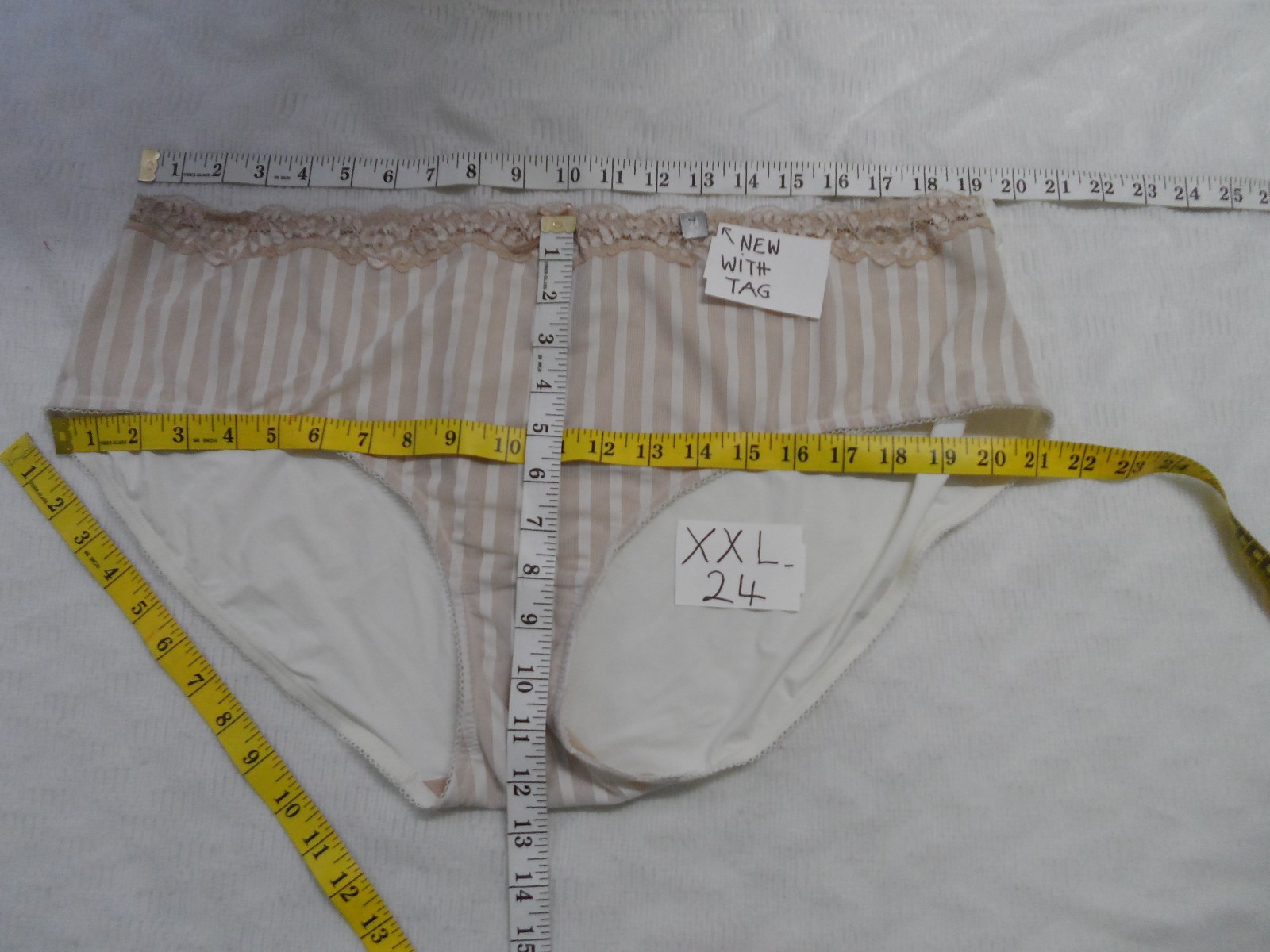 City Chic ‘Fifi’ Shorty Panties (Plus Size) IVORY 24- $19 -NWT