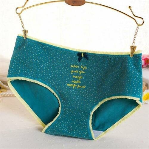 Panties Ladies Briefs Woman Printed Knickers Pants 4 Pack Underwear