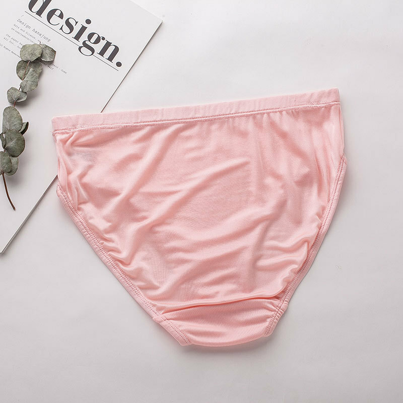 Pure Mulberry Silk Ladies’ Briefs Thin Cool Nude-Feeling Underwear for women New