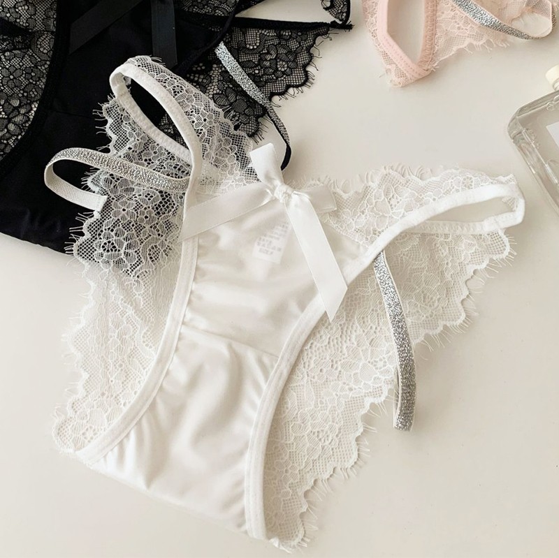 5 Pack Lot Sexy Womens See Through Lace Panties Underwear French Lingeries Brief