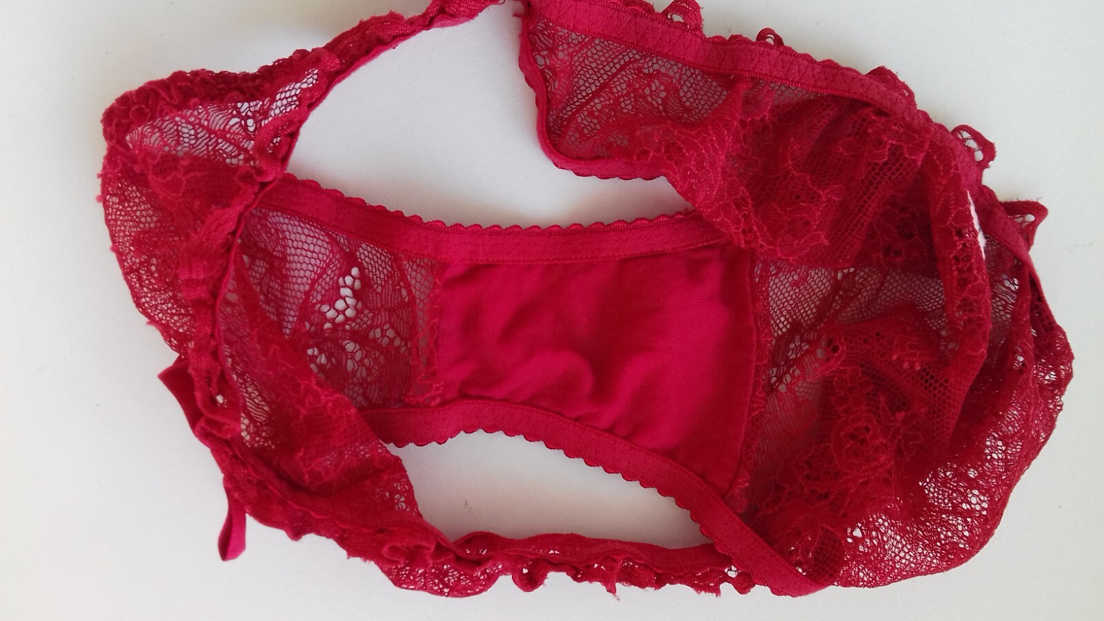 AGENT PROVOCATEUR SEXY RARE RED LOVE BRIEF X SMALL UK 6-8 BNWOT