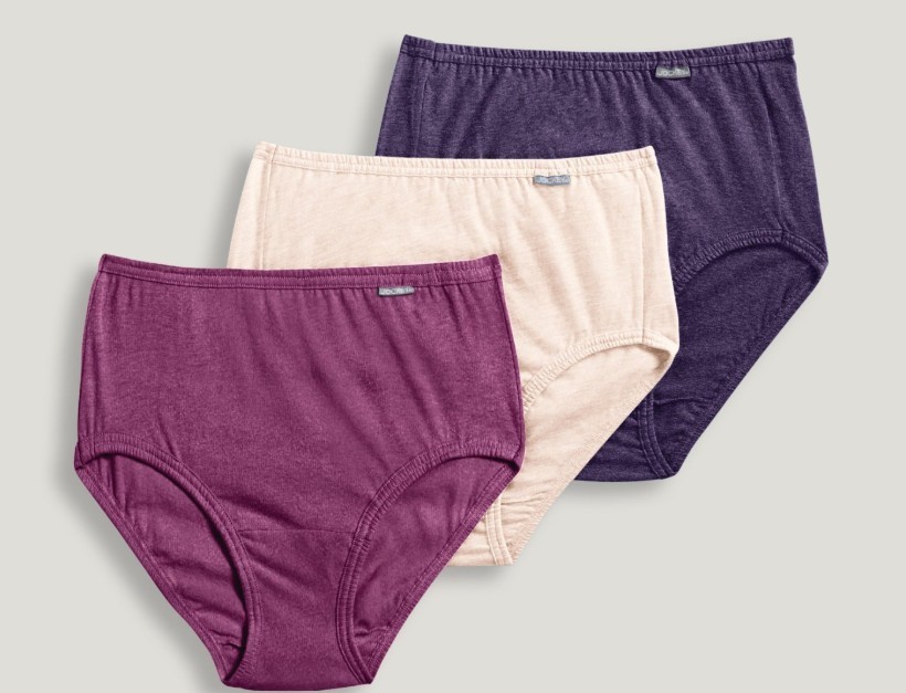 3 Pair Womens Jockey Elance Cotton Comfort Briefs – Size 7 (L) – New in Pkg.