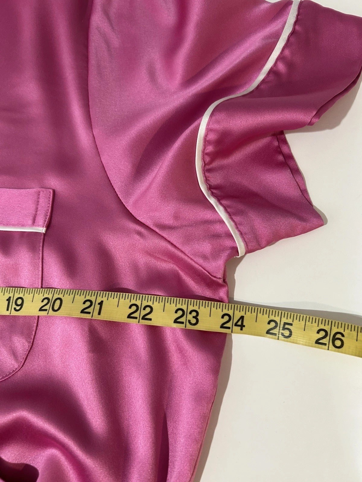 Victoria secret Pj Pink Signed Top And Shorts Size Large