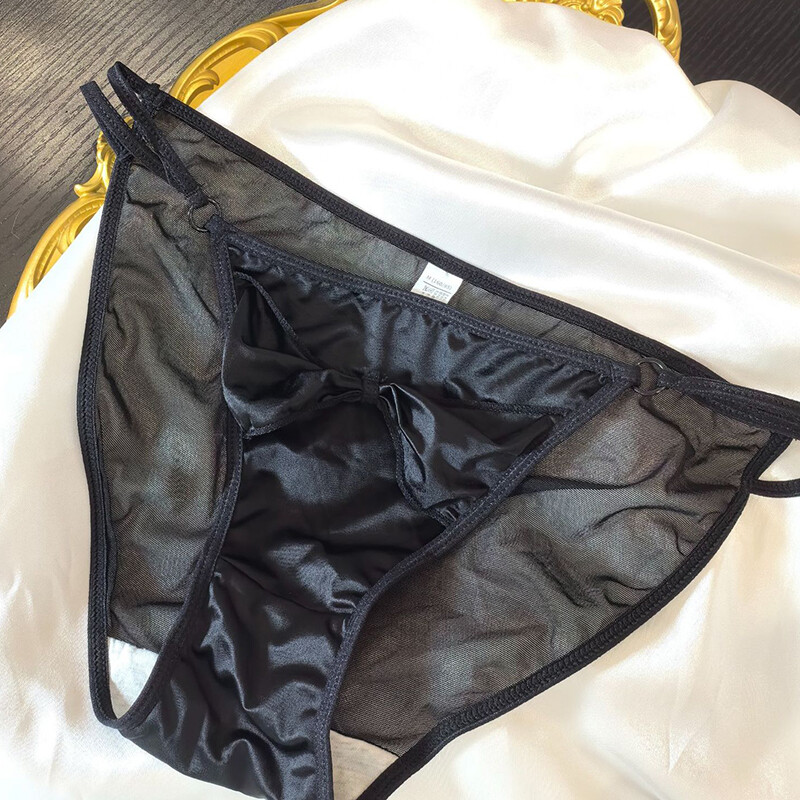 6 Pack Lot Sexy Womens Satin Panties Briefs Bow Sheer Ladies Bikinis Lingeries