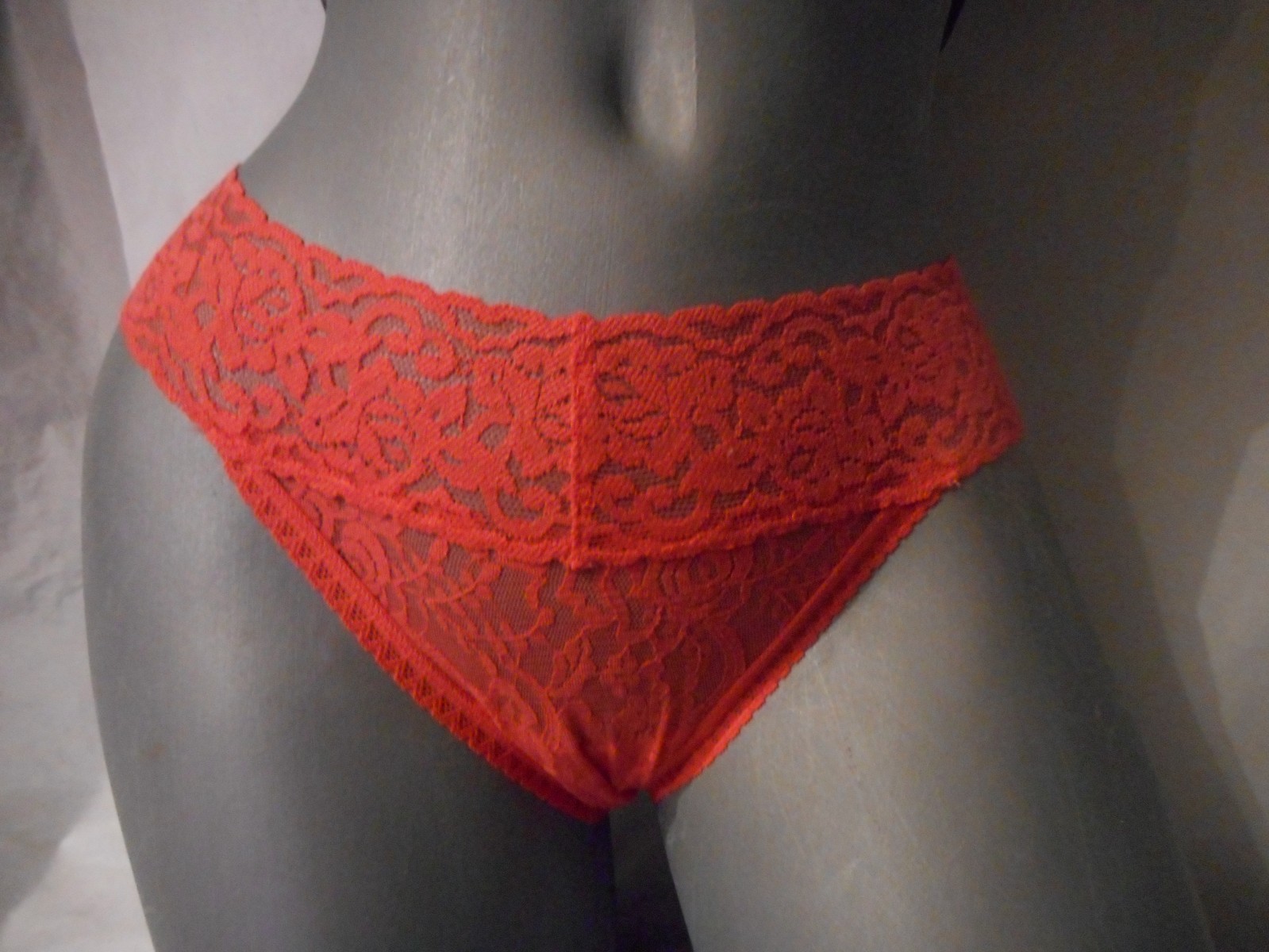 Felina Lingerie Women’s Orange Thong Panty MEDIUM/LARGE