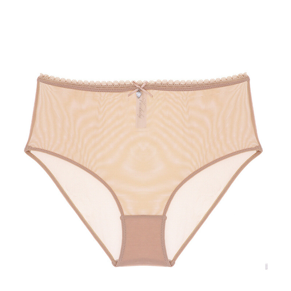 Ultra-thin Ladies Panties Breathable Sexy Mesh Underpants Female Triangle Briefs