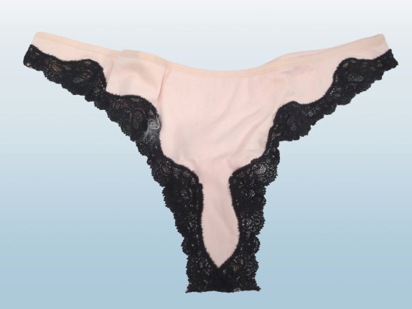 EXPRESS INTIMATES COTTON SPANDEX THONG PANTY PINK SIZE LARGE BOXED LOT OF 3