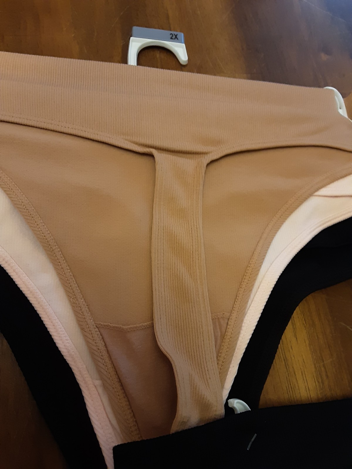 Set Of 6 Ladies Thongs~ Size 2X ~ Ribbed & Seamless~ Tranquil & True~ NEW W/tag