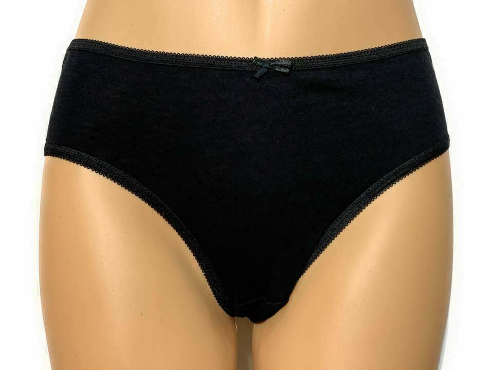 Ladies multi Pack Supersoft Lace Full Briefs Knickers Underwear Siz 6 to 22