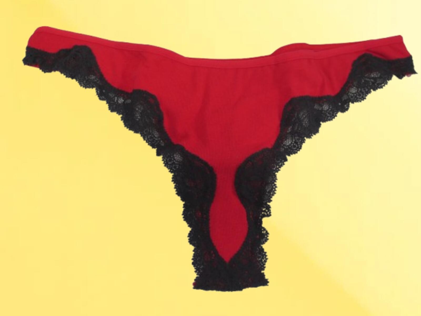EXPRESS INTIMATES COTTON SPANDEX THONG PANTY RED SIZE LARGE BOXED LOT OF 3