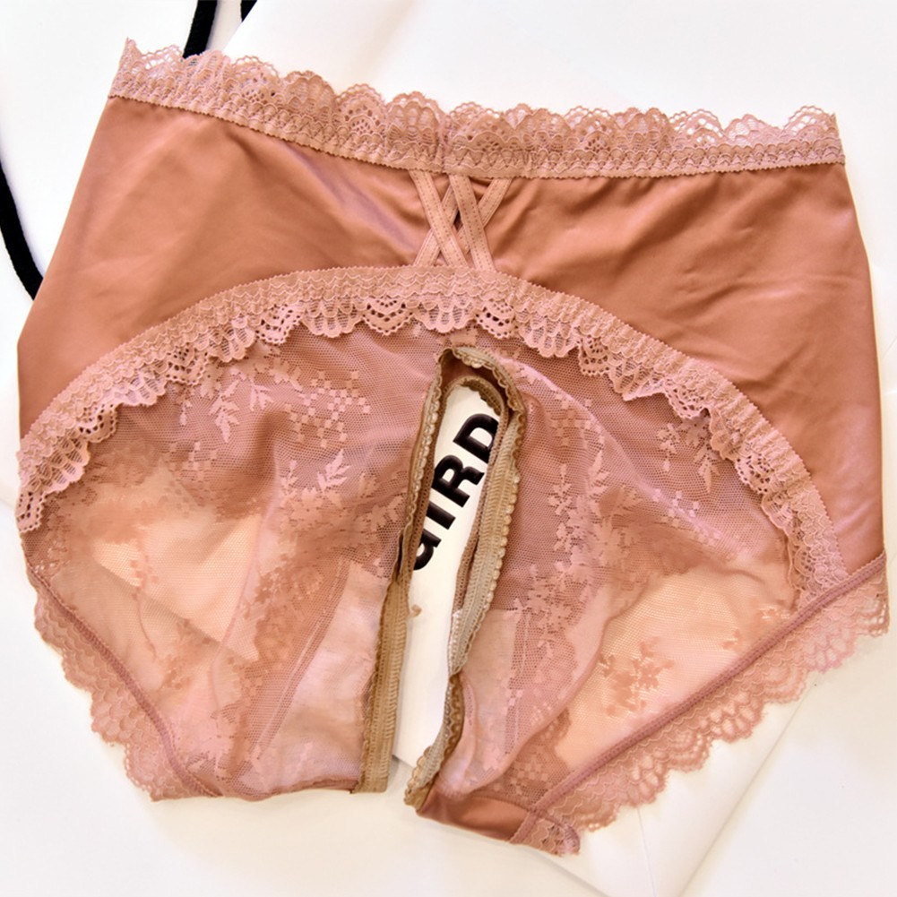 Women Panties Underwear Daily Triangle Breathable Comfortable Crotchless