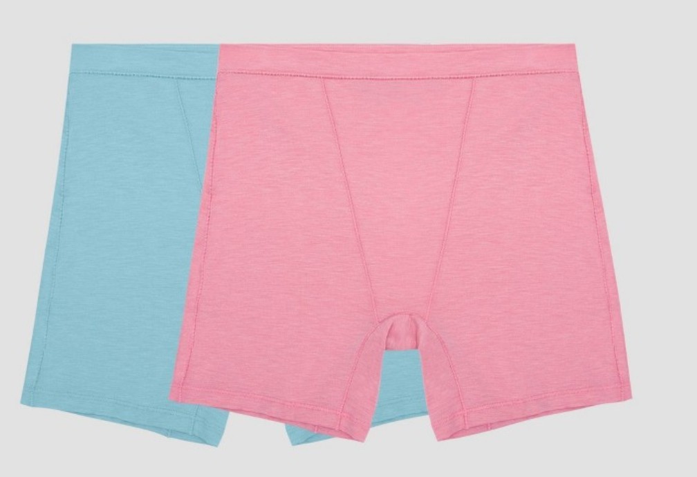 Fruit of the Loom Women’s Mid-Thigh Stretch 2-Pack Boxer Briefs size 5/S