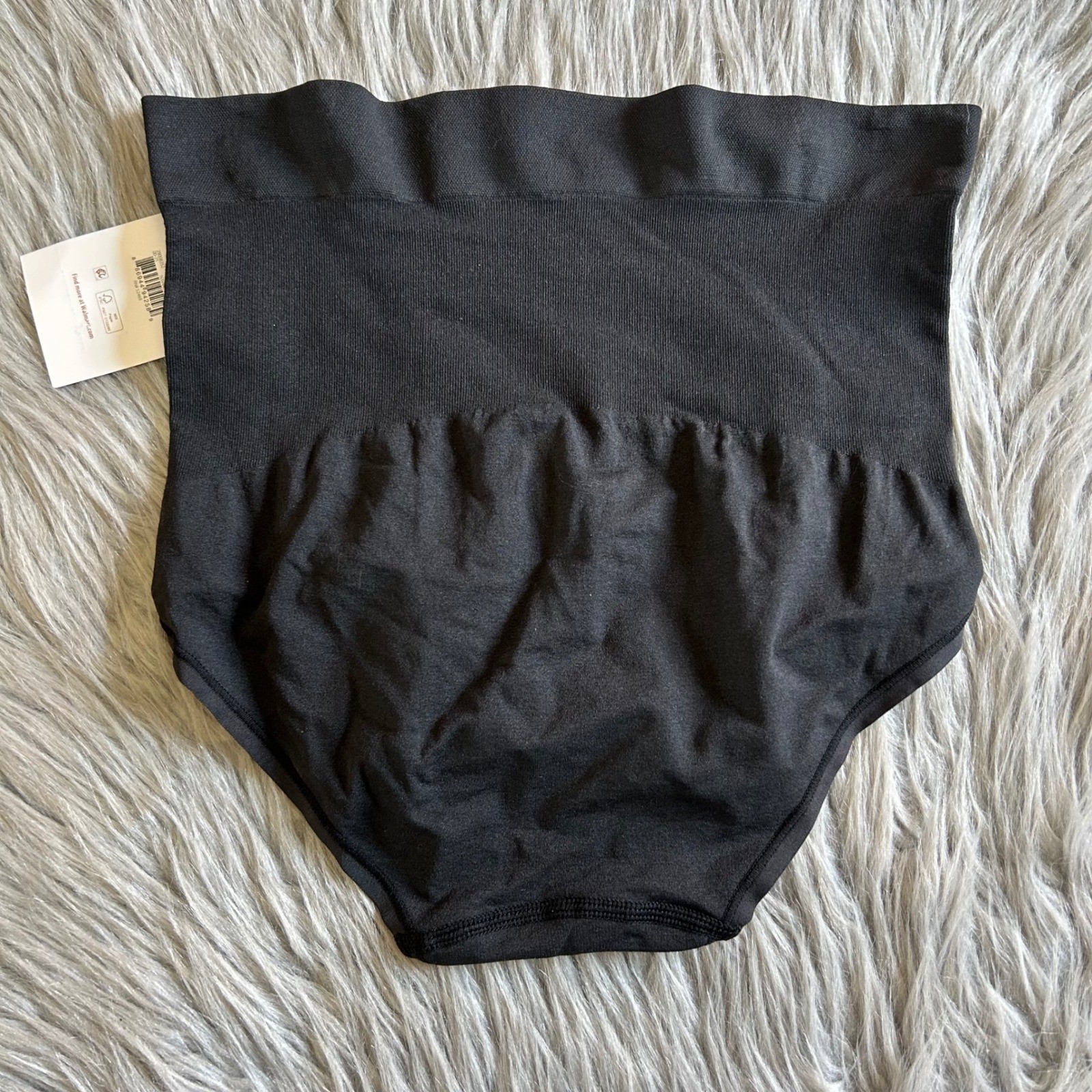Joyspun Seamless Mid-Rise Brief Women’s Size Medium 8-10 Black Shapewear Shaping