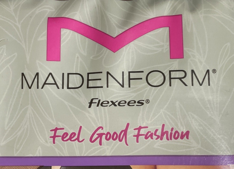Womens Thong Panty Maidenform Flexees Suntan Firm High Waist Size 3XL