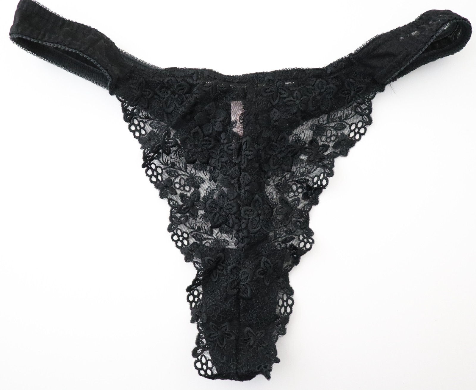NEW Victoria’s Secret VTG 90s Y2K Lace High Cut Hip Thong Panties LARGE