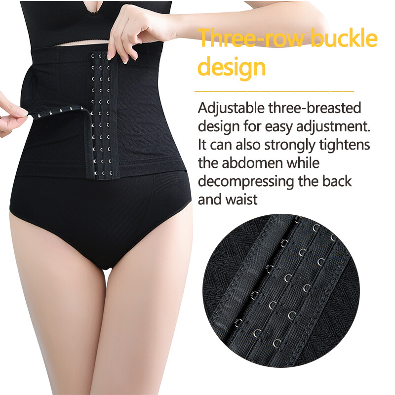 Fajas Colombianas High Waist Shapewear Tummy Control Women Shaper Panties Girdle