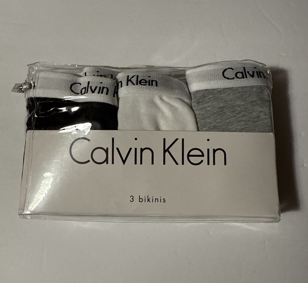 Calvin Klein Carousel Bikini Panties 3 Pack L