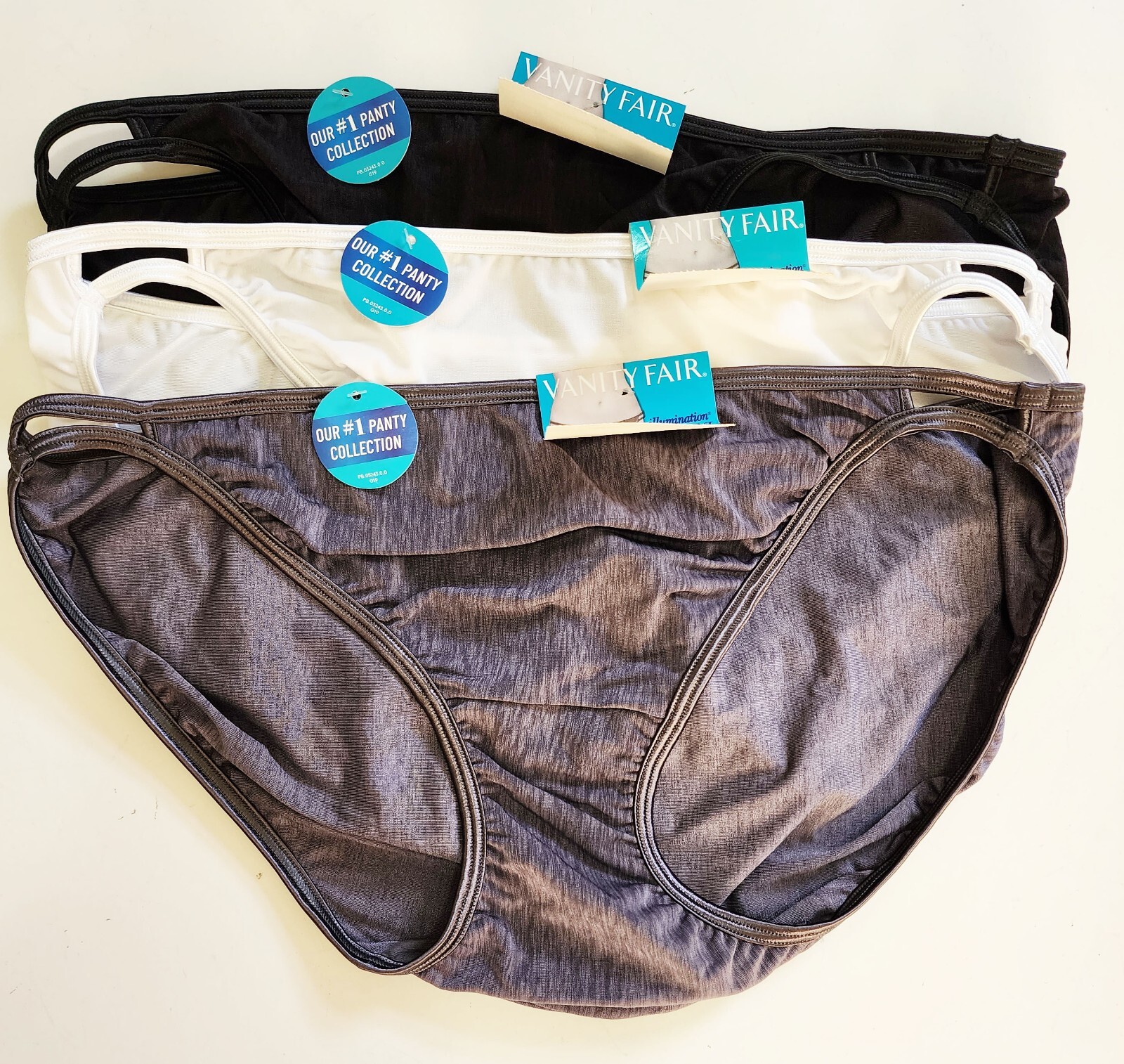 3 Vanity Fair Illumination Plus Size Bikini Panty Multi 18810 Sz 10/3X – NWT