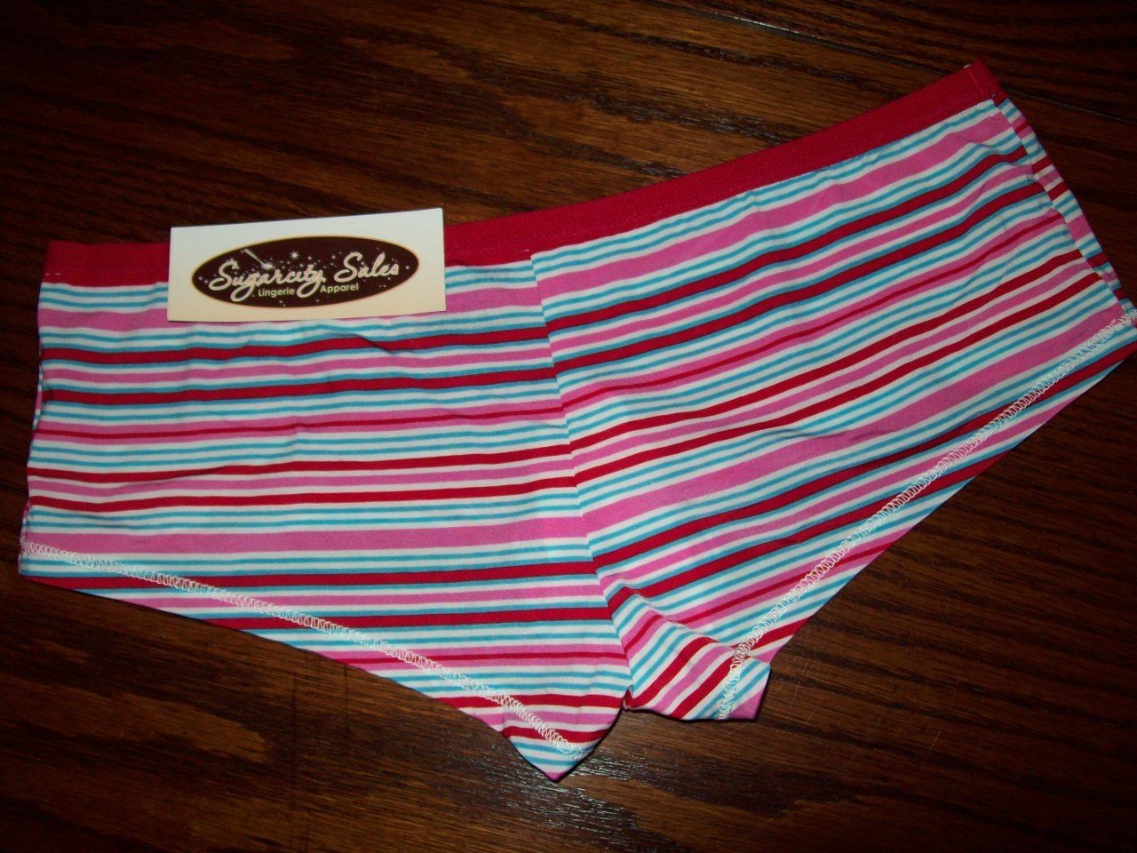NWT JASMINE GINGER HIPSTER PANTIES MICROFIBER SPX STRIPE 19M203 XL