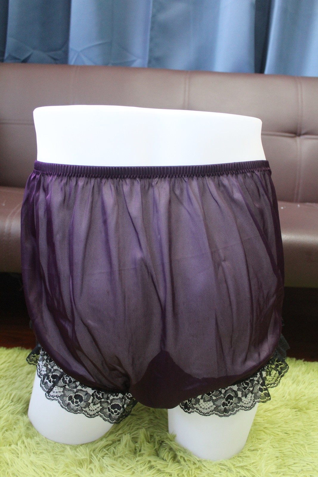 #A295 VTG Style 2XL/ElasticW.24-42″ 7PCS 7Day Nylon Full Brief Panties Underwear
