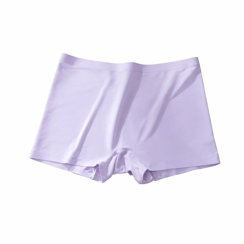 Ladies Seamless Boxer Shorts Ice Silk Panties Womens Underwear Briefs 3/6 Packs