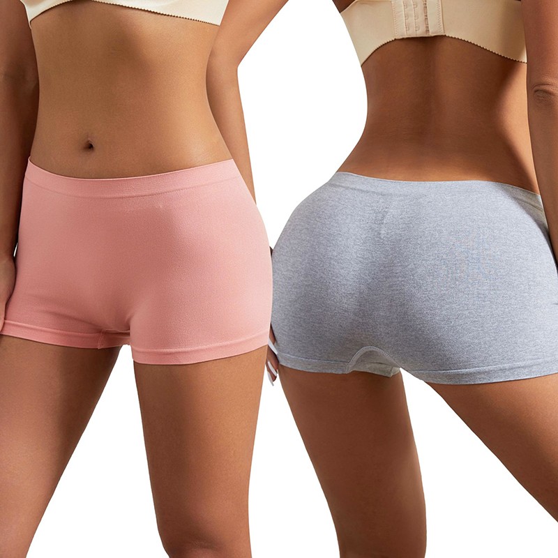 4 Pack Lot Sexy Ladies Womens Boyshorts Panties Underwear Boxer Shorts Lingeries