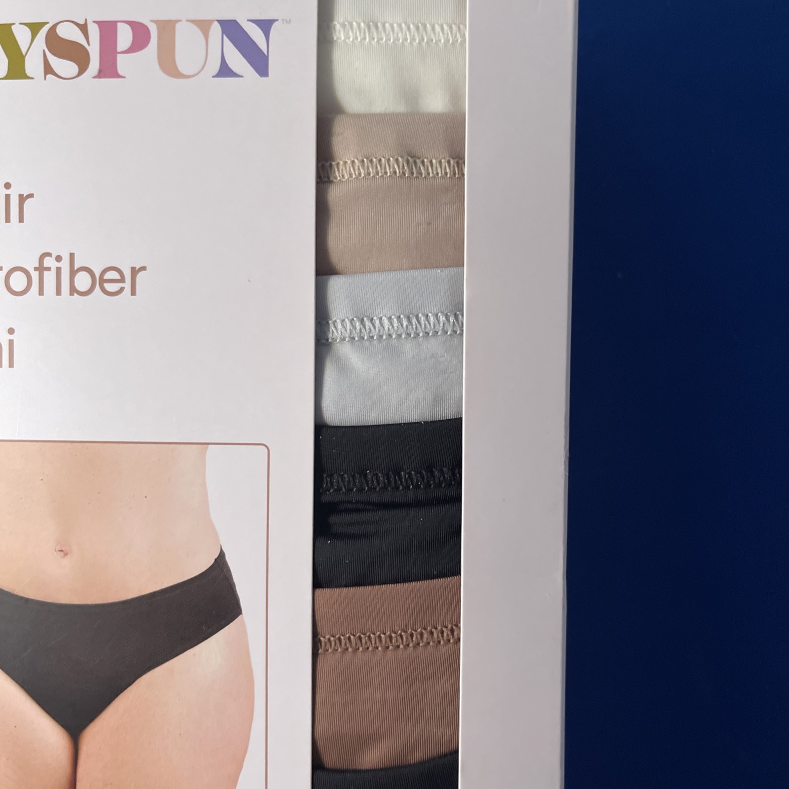 Joyspun Women’s Seamless Bikini Panties Underwear 6 Pair Size XL (16-18)
